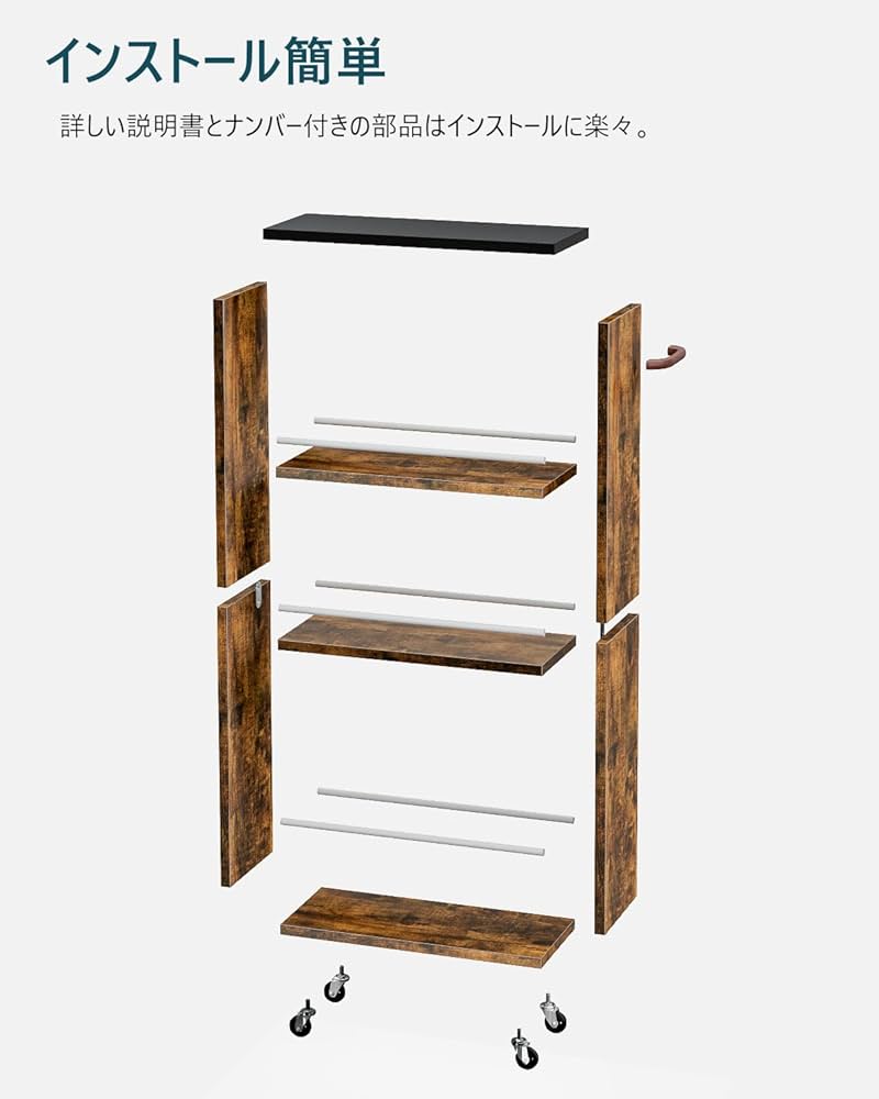 スリムワゴン木製キャスター付きナチュラル天然木・大理石柄天板 楽天市場】キッチンワゴン 人工大理石天板キッチン作業台 幅68cm